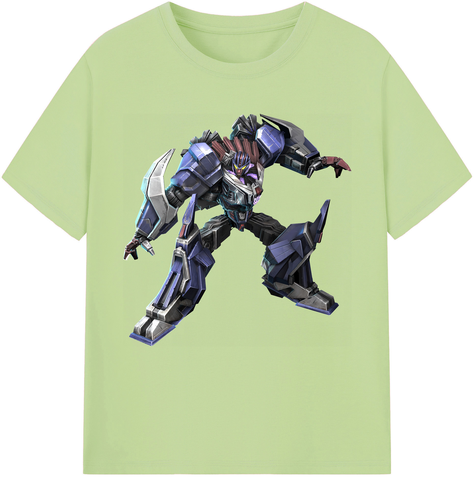 （画像用） Transformers トランスフォーマー 綿100％半袖Tシャツ（フロントプリント）